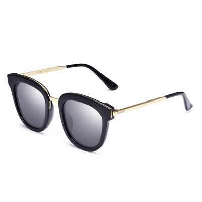 

Wei Gou&39s VEGOOS 9095 polarized sunglasses round box retro tide people sunglasses female models face repair sand through purple box white purple