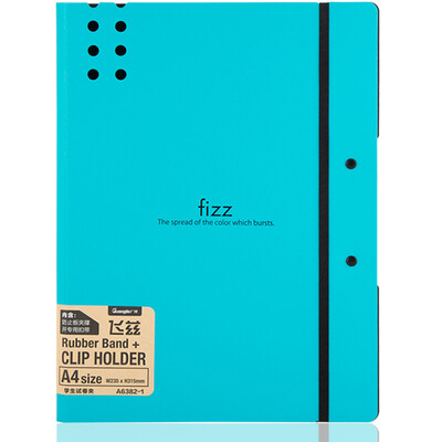 

HiBu GuangBo high-quality A4 thick thick test paper clip folder plywood file folder Fei Zi red A6382