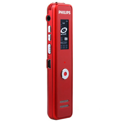 

Philips PHILIPS VTR5100 8GB recording pen Chinese red
