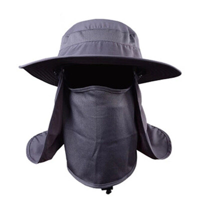 

[Jingdong supermarket] Ai Ke baby (IKEWA) ZYM0039hui sun hat male summer outdoor fishing climbing sunscreen sun hat cover breathable speed dry cap gray
