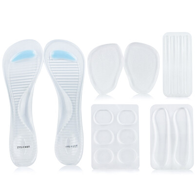 

Excellent home UPLUS Shuxin insole 5 sets partner before the palm pad heel 7 pad fine paste small round paste anti-wear heel paste half code stickers