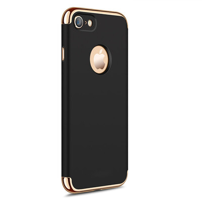 

Phone Case For iphone 7 Cover Electroplate phone cases Fashion Creative 3 in 1 Disassemble Back Cover For iphone 7 7 plus