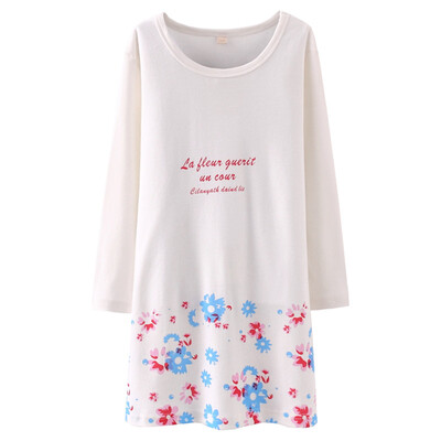

Parents (KIDS MAM & DAD) Girls Sleeping Skirt Children's Long Sleeve Pajamas Parents Wear Women's Wear 86024 Phantom 140