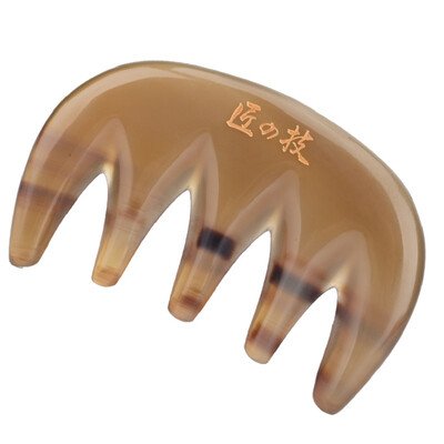 

Jingdong Supermarket Carpenter Technology MrGreen -7304 Blackwater horn comb comb head massage can be scraping board thickening comb straight hair comb