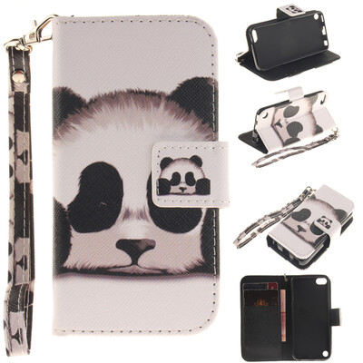 

Panda Design PU Leather Flip Cover Wallet Card Holder Case for iPad Touch 56