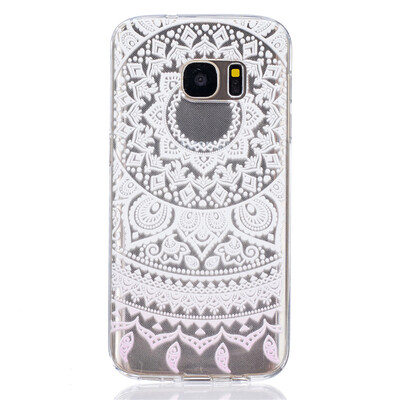 

Белый шаблон Pattern Мягкий Тонкий TPU Резиновый Силиконовый гель Чехол для SAMSUNG GALAXY S7