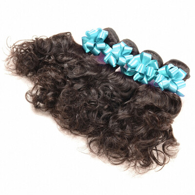 

Unprocessed Indian virgin hair water wave 4 bundles raw 100% indian remy human hair weave virgin indian hair extensions