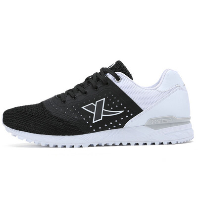 

(XTEP) обувь повседневная обувь ткань сетка дышащая спортивная обувь мода кроссовки 983218329282 черный и белый 38 метров