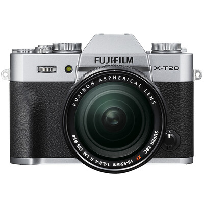 

Fuji (FUJIFILM) XT20 (XF 18-55) микро одного набора мощности Серебро 24,3 миллиона пикселей XT20 складной сенсорный экран 4K