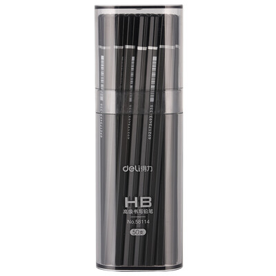 

Deli HB advanced writing drawing pencil 50 pcs barrel 58114