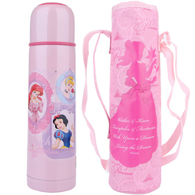 

【Jingdong Supermarket】 Disney Princess Insulation Cup Stainless Steel Vacuum Insulation Cup Travel Pot Men's Women's Children's Cup Cup Heat Insulation Cup Set HM1908-3