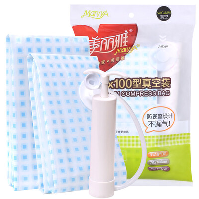 

Jingdong supermarket beautiful Ya vacuum compression bag bag 70x100cm 2 only installed with a pump 1 HC015227