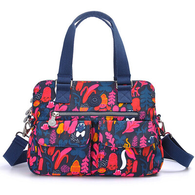 

Fetipu Findpop Ladies Shoulder Bag Casual Ladies Nylon Canvas Bag 64 Stripes