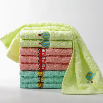

Vogue Jieyu cotton children's towel children's wash towel baby face towel soft water cute little towel 9 powder 3+ yellow 3+ green 3
