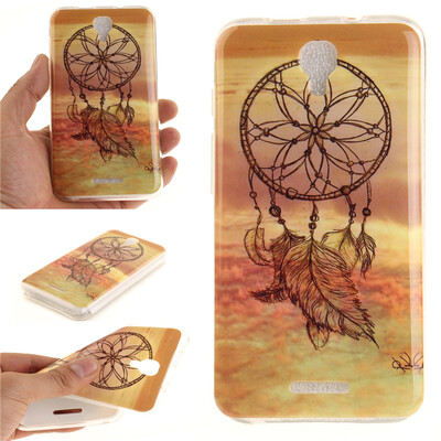 

Dreamcatcher Pattern Soft Thin TPU Rubber Silicone Gel Case Cover for ALCATEL PIXI 4 50