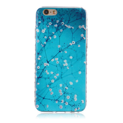 

Plum blossom Pattern Soft Thin TPU Rubber Silicone Gel Case Cover for IPHONE 6/6S