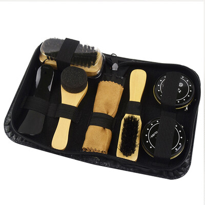 

Benjani Shoes Oil Set Shoes Shoes Shoe Shoe Shoe Easy Travel Home Multifunction Shoe Set 8pcs Black