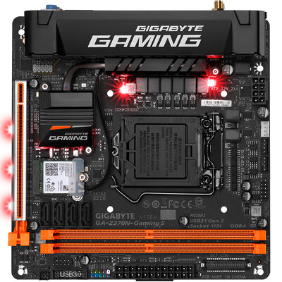 

Gigabyte GIGABYTE Z270N-Gaming 5 motherboard Intel Z270 LGA 1151