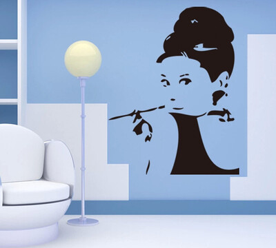 

Beautiful Audrey Hepburn Diy Removable Vinyl Art Wall Sticker Decal Mural Decor 350048