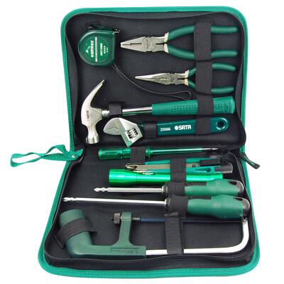 

World SATA 06003 home maintenance hardware&tools basic sets of electrical integrated set of 11 sets