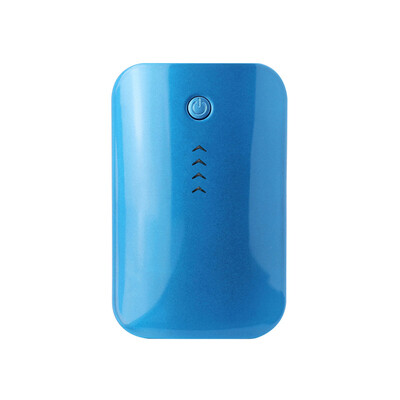 

8400mAh power bank Backup Powers Mobile Power Supply Blue