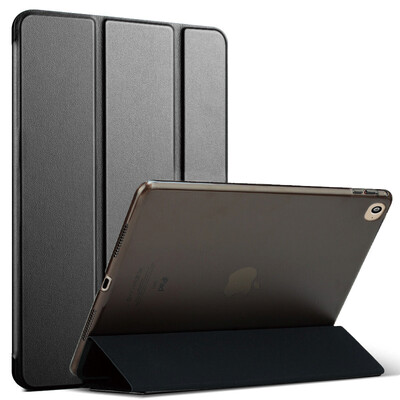 

ESCASE Apple iPad mini4 Чехол / чехол для планшетного ПК ipad Кожаный чехол с держателем кронштейна треугольника спящий режим Элегантная полоса Элегантная черная