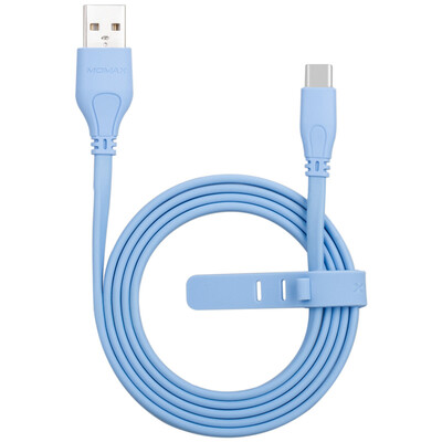 

MOMAX (MOMAX) Type-C data line Andrews mobile phone charging line power cord 1 m blue support music / millet 4C / 5 Huawei P9 / glory V8 Meizu PRO5