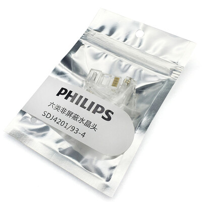 

Philips (PHILIPS) SDJ4201 / 93-4 шесть типов сетевых кристаллов 6 Интерфейс RJ45 4 / сумка