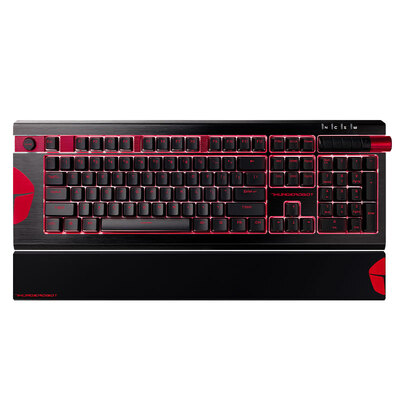 

Raytheon (ThundeRobot) Apocalypse mechanical keyboard K80R Cherry red axis PBT keycap backlight 104 key game keyboard