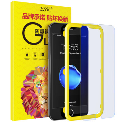 

ESK iPhone7 Plus / 6Plus / 6с Plus стали фильм Apple, 6 / 6s / 7Plus 0.15мм против синего стекла пленка телефон защитная пленка (пленка подарок артефакт) -JM129