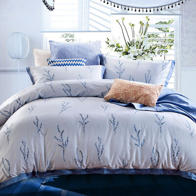 

LENCIER cotton floral print bed set/bed kit (duvetcover/bed sheet/pillowcase)