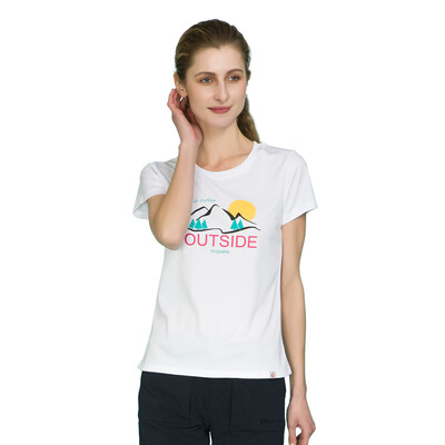 

KingCamp Outdoor Fast Dry Юбка Футболка с коротким рукавом Футболка KWTG306 White L