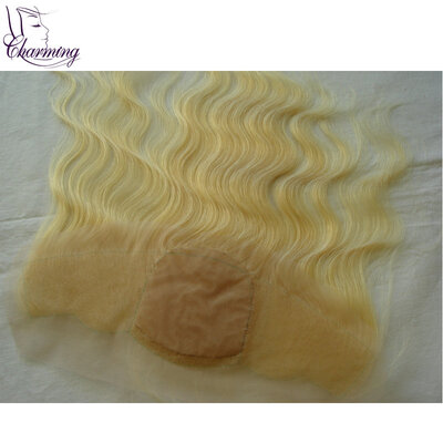 

Brazilian Body Wave Blonde Lace Frontal With Baby Hair 4x13 Ear To Ear Silk Base Lace Frontal Closure 613 Blonde Virgin Hair