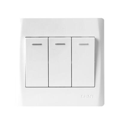 

Zhengtai (CHNT) switch socket 7V series three open single control switch panel NEW7-V00500A ivory white