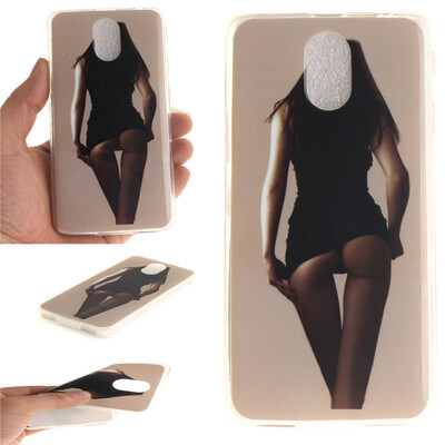 

Sexy Girls Pattern Soft Thin TPU Rubber Silicone Gel Case Cover for Lenovo VIBE P1m