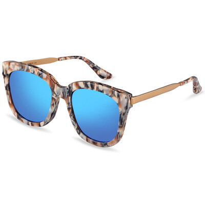 

Wood ninety thousands SM1600008C01 men and women with the same bright black frame mercury lens round box color film bright color polarized sunglasses SM1600008C01 52mm