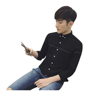

ZHUOSHIDUN Men's Shirt Long Sleeve Casual Shirt