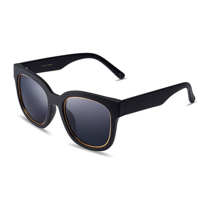 

Wei Gu's (VEGOOS) 6112 polarized sunglasses round box retro tide people sunglasses female models face repair sunglasses sand transparent wine red frame progressive gray