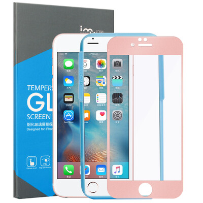 

(I-mu) iPhone6s / 6 3D-поверхность полноэкранного закаленного фильма Apple 6s / 6 для мобильного телефона стеклянная пленка не сломана красное золото (отправьте подарок артефакта фильма пока)