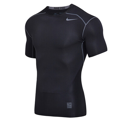 

Nike (NIKE) fitness clothes HYPERCOOL COMP SS GC XL men training tight short sleeves 826592-010 black