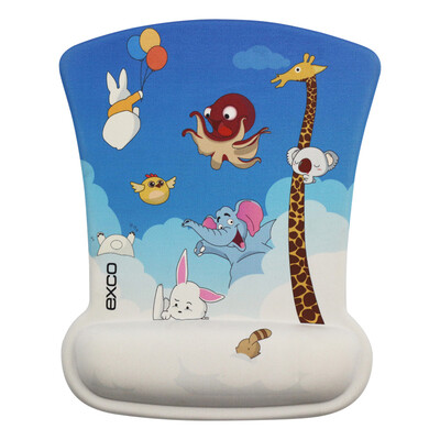 

Should be cool cool EXCO memory cotton art wrist mouse pad cute cartoon home office wrist pad cloth non-slip mouse pad MSP011 paradise