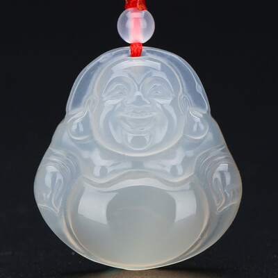 

Fenxiess Phoenisess chalcedony Buddha public pendant female jade pendant jade pendant with certificate