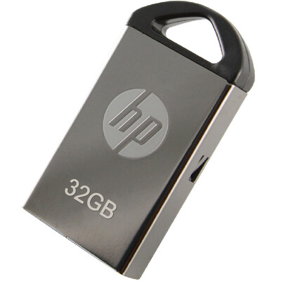 

HP HP U disk v221w temperament small U metal silver 32G
