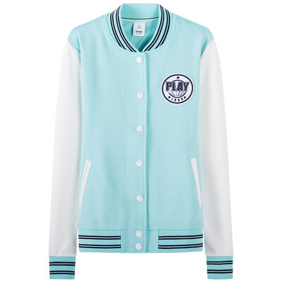 

Semir Ladies Printed Jacket Baseball Skirt Jacket Korean Student 12116080004 Pink Green S