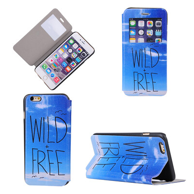 

Wild Free Design Кожа PU откидной крышки Кошелек для карты Держатель чехол для iPhone 6/6S