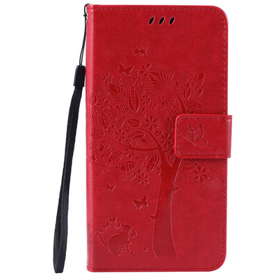 

Red Tree Design Кожа PU откидной крышки Кошелек Карты Держатель чехол для SAMSUNG C5