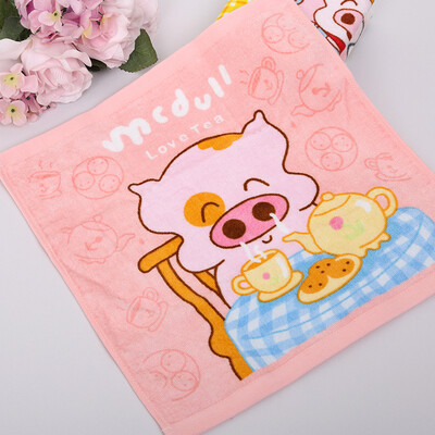 

Фонтане A-Fontane0903 антибактериального полотенце McDull McDull мультфильма полотенца мыть полотенце мультфильма дети в детском саде противомикробных махрового полотенца (розовый) 34X34cm