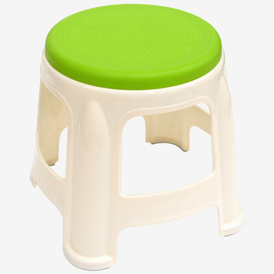 

Hua Kai star thick plastic stool leisure chair home bathroom stool bench for stool small stool green