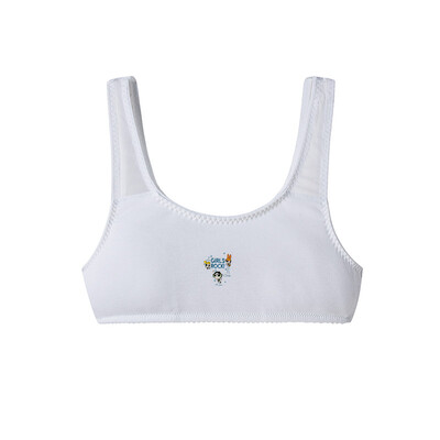 

Dizi DICI children&39s cotton bra girl girl development bracelet bra bra underwear small vest one stage 9C004A0 white A80