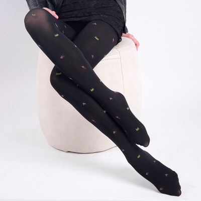 

[Jingdong supermarket] TOLORINIE stockings personality trend jacquard pantyhose spring and summer rendering sexy pantyhose 【2 groups】 K1090C0099